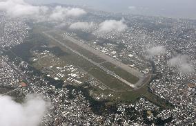 U.S. Marine Corps' Futenma air base in Okinawa