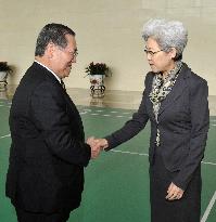 Japanese lawmaker Noda meets senior Chinese official