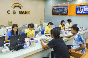 CB Bank branch in Yangon, Myanmar