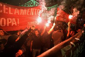 Protests against World Cup in Brazil