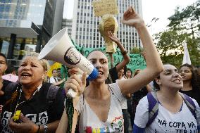 Protests against World Cup in Brazil