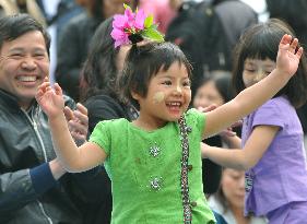 Festival to celebrate Myanmar's New Year in Tokyo