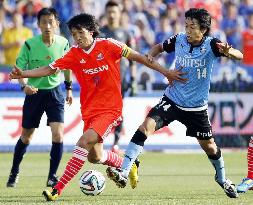Kawasaki vs Yokohama in Kanagawa derby of J-League