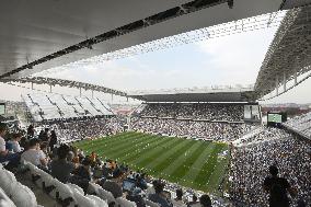 1st official match at Arena de Sao Paulo