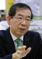 Seoul Mayor Park in interview