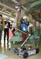 Robot shown at Onagawa Nuclear Power Station