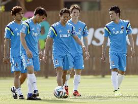 Japanese players look relaxed ahead of World Cup