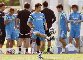 Kagawa trains for World Cup