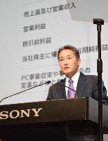 Sony vows to complete restructuring in FY 2014