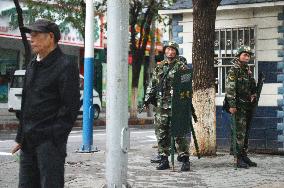Urumqi day after blast