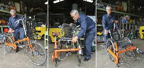 Unique bicycle-wheelchair developed