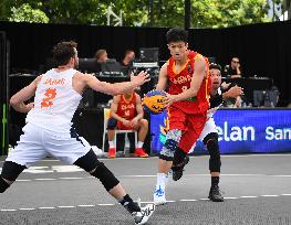 (SP)BELGIUM-ANTWERP-BASKETBALL-FIBA 3X3 WORLD CUP-CHINA VS NETHERLANDS