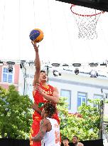 (SP)BELGIUM-ANTWERP-BASKETBALL-FIBA 3X3 WORLD CUP-CHINA VS NETHERLANDS