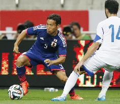 Nagatomo in World Cup warm-up against Cyprus