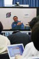 Japanese astronaut Wakata speaks from Houston via video