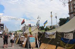 Demonstrators' occupation in Kiev
