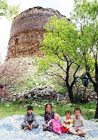 Buddhist stupa in Afghanistan