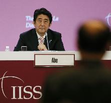 Japan PM Abe at Asia security summit
