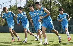 Japan's squad for World Cup starts training in U.S.