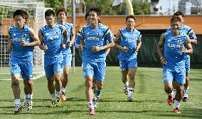 Japan's squad for World Cup starts training in U.S.