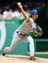 Darvish in Rangers' victory against Nationals