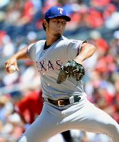 Darvish in Rangers' victory against Nationals