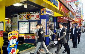 Police check security system of pop group AKB48's theater