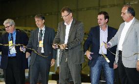 FIFA's Valcke attends World Cup IBC opening ceremony