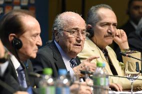 FIFA President Blatter at press conference