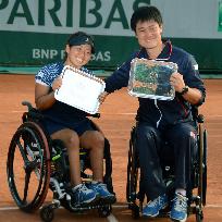 Japan's Kamiji, Kunieda win French Open wheelchair tennis