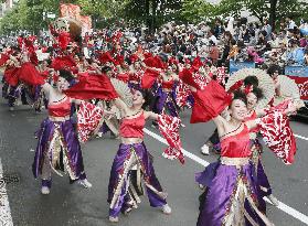 Yosakoi Soran dance festival in Sapporo enters final day