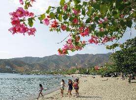 Beach in Santa Marta, Colombia