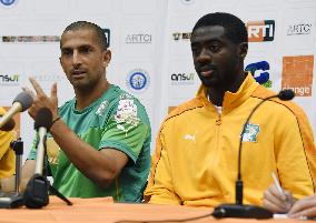 Ivory Coast national team attends press conference
