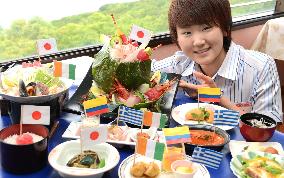 Dishes of Japan's World Cup opponents Served