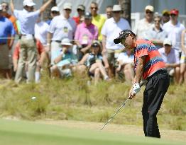 Japan's Taniguchi in 3rd round U.S. Open golf