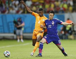 Japan vs. Ivory Coast in 2014 World Cup