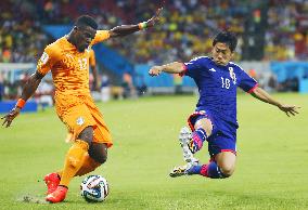 Japan vs Ivory Coast in 2014 World Cup