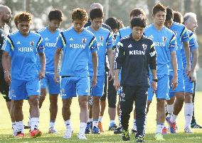 Japan practice for World Cup 2nd match