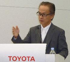 Toyota executive speaks about new car navigation system
