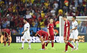 World Cup holder Spain ousted in 1st round