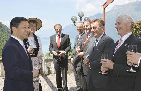 Japan's crown prince in Switzerland