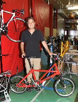Bicycles with distinctive frames popular overseas