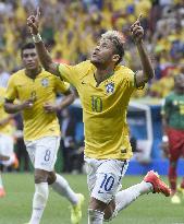 Brazil beat Cameroon 4-1 in World Cup Group A