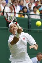 Nishikori wins 2nd-round of Wimbledon