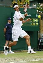 Nishikori wins 2nd-round of Wimbledon