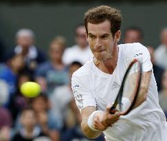 Britain's Murray advances to 4th round at Wimbledon tennis
