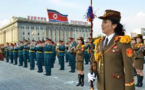 N. Korean, Russian military bands