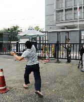 Man held outside Japanese Embassy in Beijing