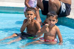 GREECE-ATHENS-HEATWAVE