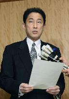 N. Korea's missile launches to weigh on sanctions decision: Kishida